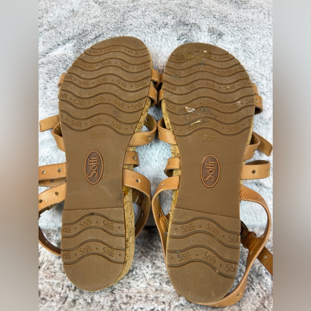 Sofft Womens Malana Leather Strap Comfort Flat Sandals- Sz 8.5 - Picture 6 of 9